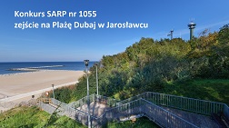 Konkurs SARP - zejście na Plażę Dubaj w Jarosławcu